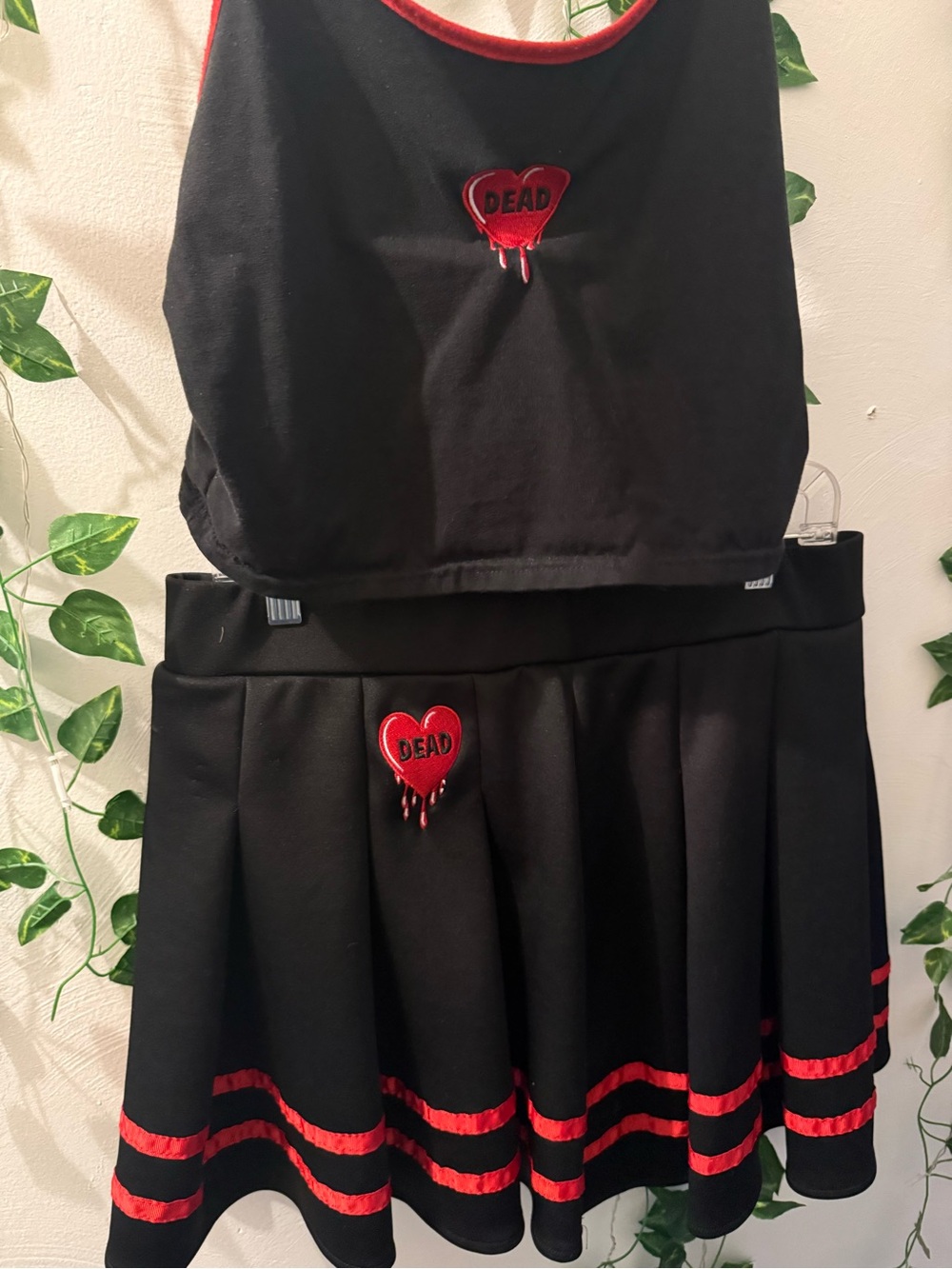 BodyRage Two Piece Top and Skirt